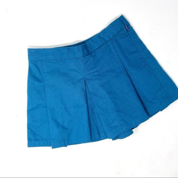 Jacadi Other - JACADI Paris Girls Pleated Blue Twill Skort Size 5